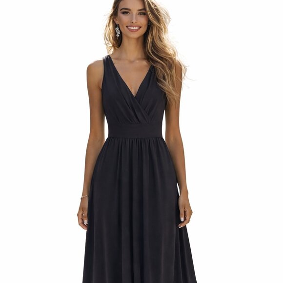 Lauren Ralph Lauren Dresses & Skirts - CLEARANCE Ralph Lauren classic maxi dress, very soft jersey material, v neck